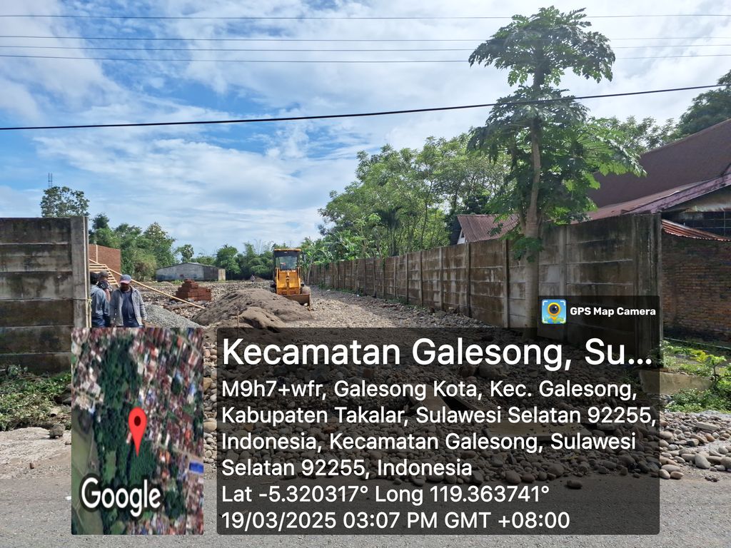 foto gerbang perumahan Griya Harapan Sentosa Galesong