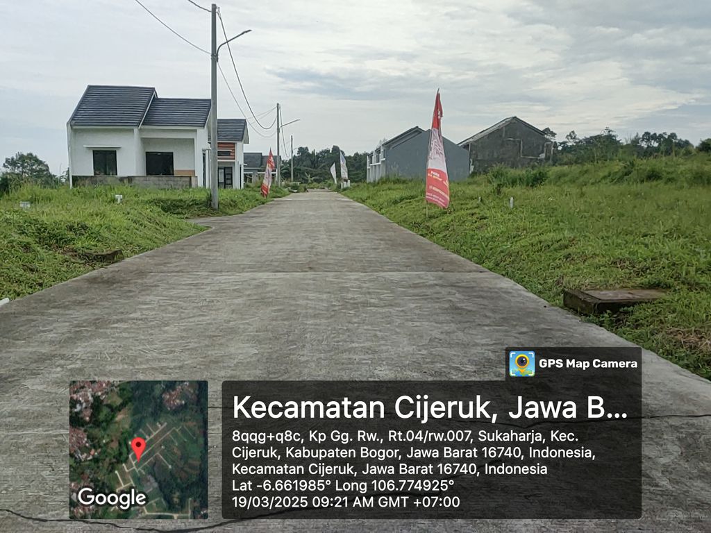 foto posisi tengah perumahan Bumi Pakuan