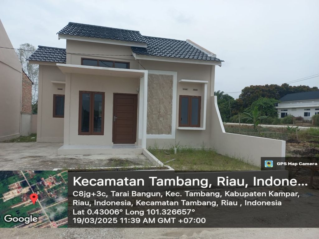 foto tampak rumah tipe 36 Tahun 2025 perumahan RAIA PURNAMA ASRI