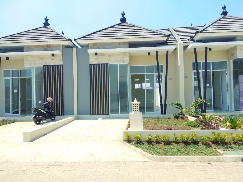 foto tampak rumah tipe 36 perumahan Mentari Permai Residence