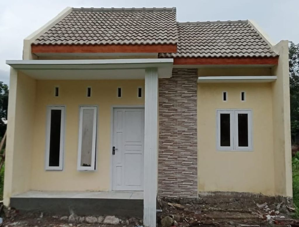 foto tampak rumah tipe Arunika perumahan Amarta