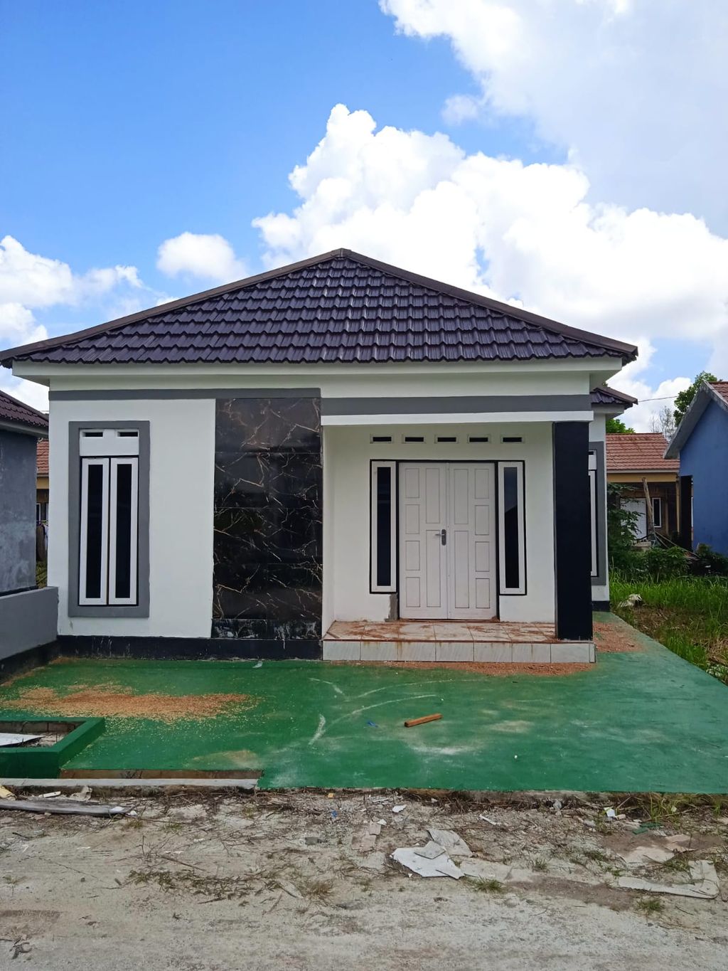 foto tampak rumah tipe SUBSIDI 2025 perumahan GRIYA ASRI HARMONIS III