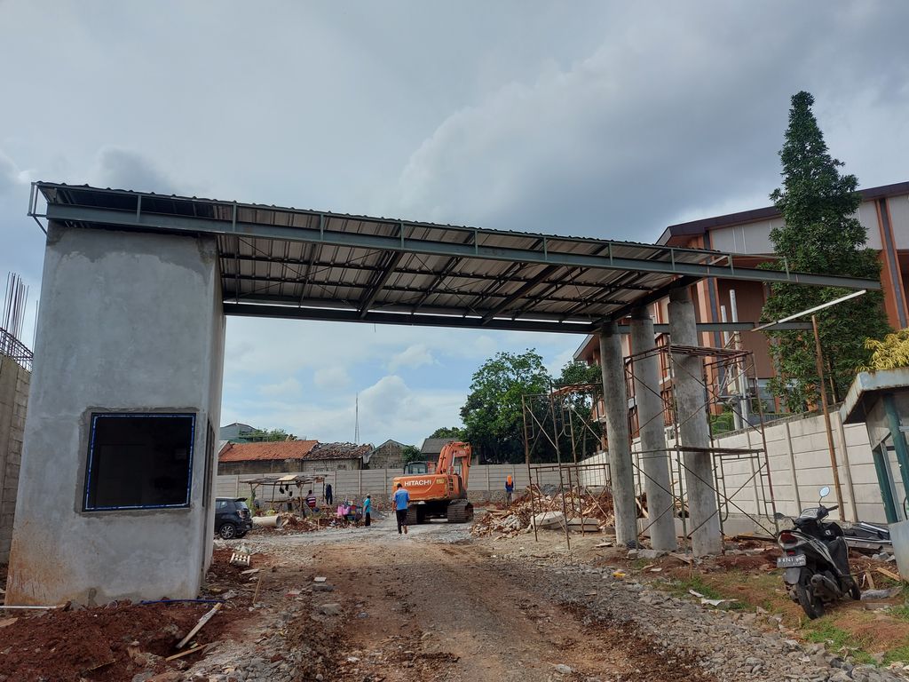 foto gerbang perumahan CLUSTER DAN RUKO FORTUNE FOLKS 2