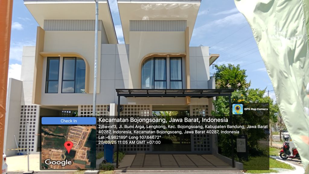 foto contoh rumah perumahan Podomoro Park Bandung Cluster Sadyagriya Asha Deluxe Standard
