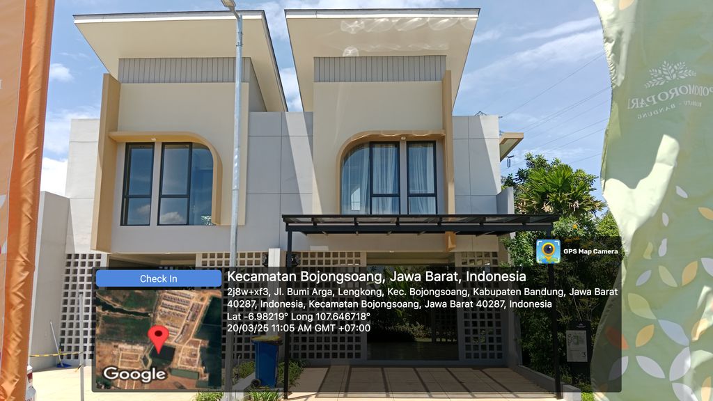 foto contoh rumah perumahan Podomoro Park Bandung Cluster Sadyagriya Amala Eka Standard