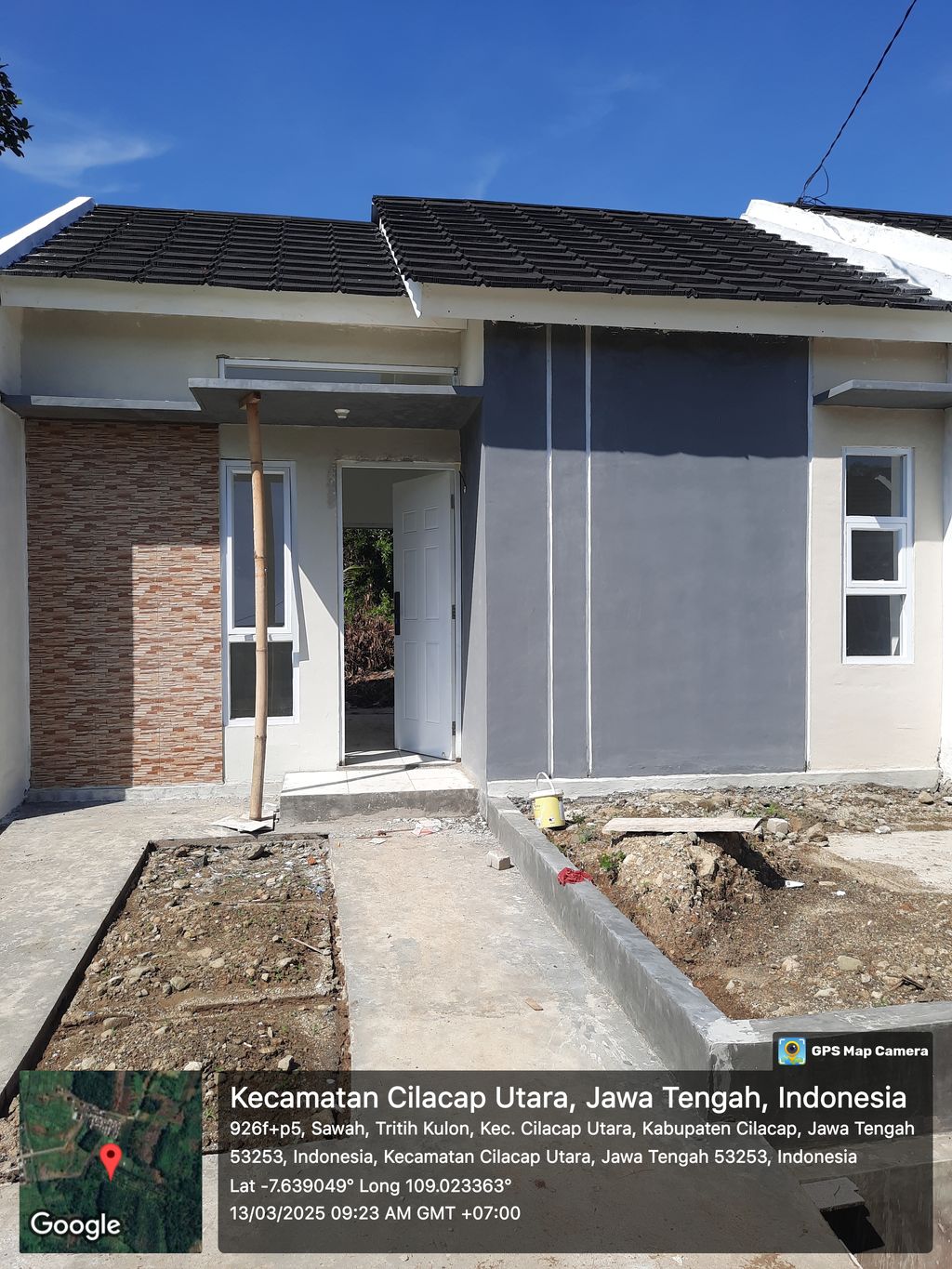foto tampak rumah tipe 31/60 E4.4 perumahan TRITIH GOLF RESIDENCE TAHAP 2