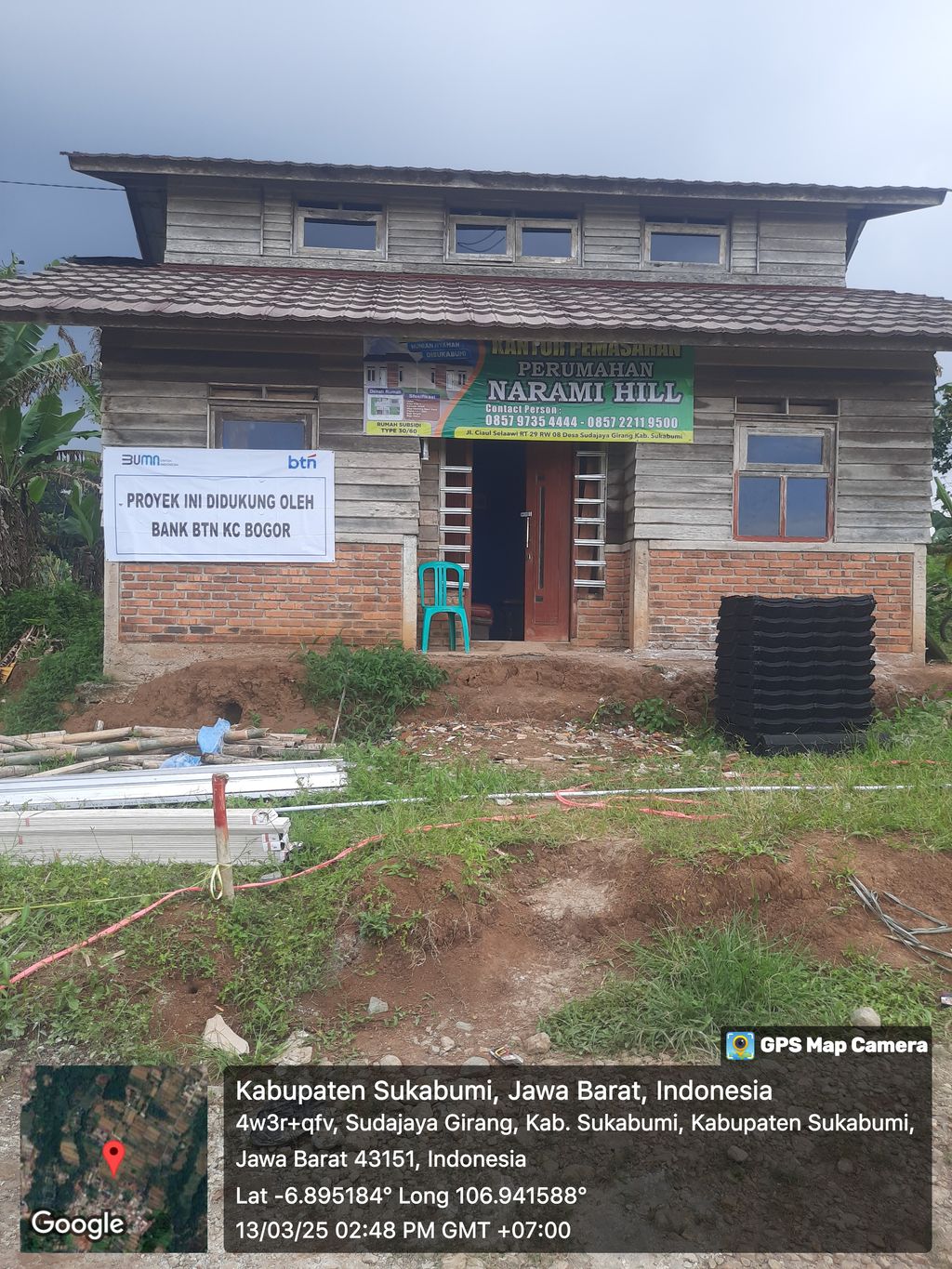 foto contoh rumah perumahan NARAMI HILL