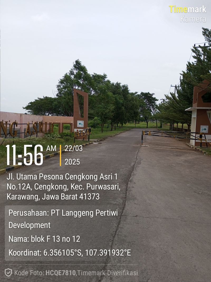 foto gerbang perumahan PESONA CENGKONG ASRI 1