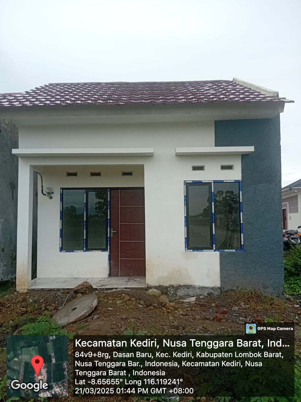 foto tampak rumah tipe 28/70 perumahan PONDOK SARI ASRI