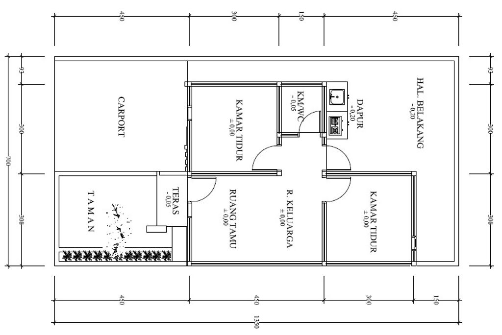foto denah rumah tipe 36 Baru perumahan Nisraland Residence
