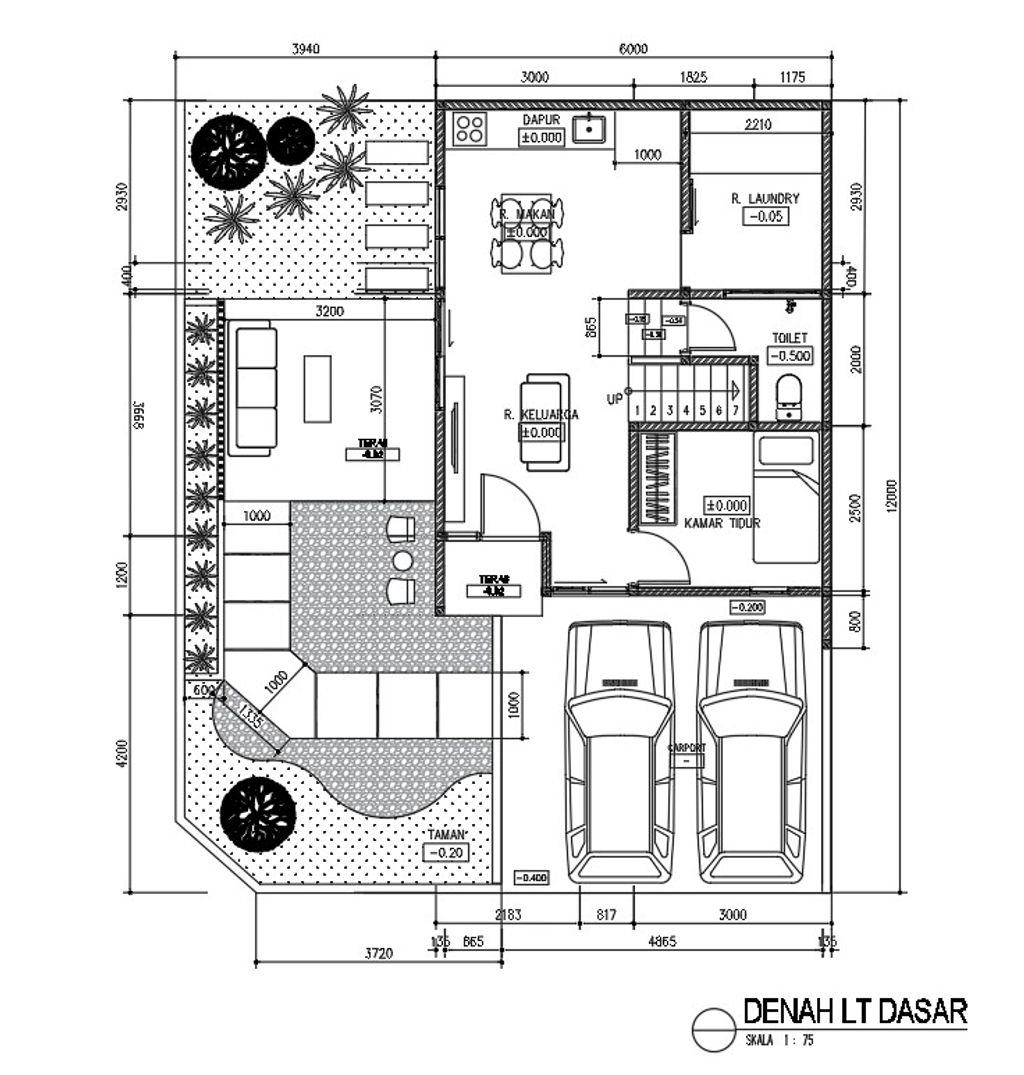foto tampak rumah tipe 68 perumahan PANDANARAN AVENUE