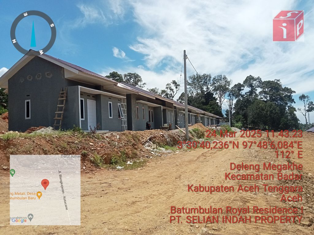 foto posisi tengah perumahan BATUMBULAN ROYAL RESIDENCE I