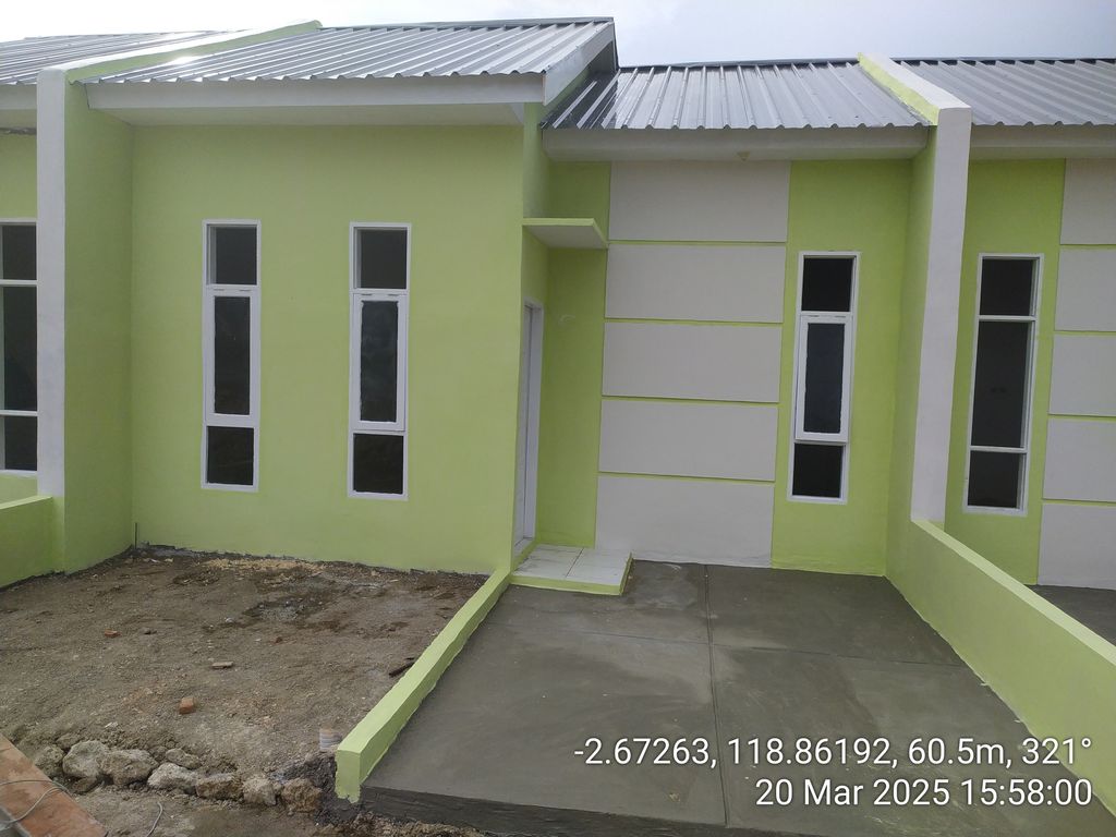 foto tampak rumah tipe 36 perumahan PURI GRAND OCEAN