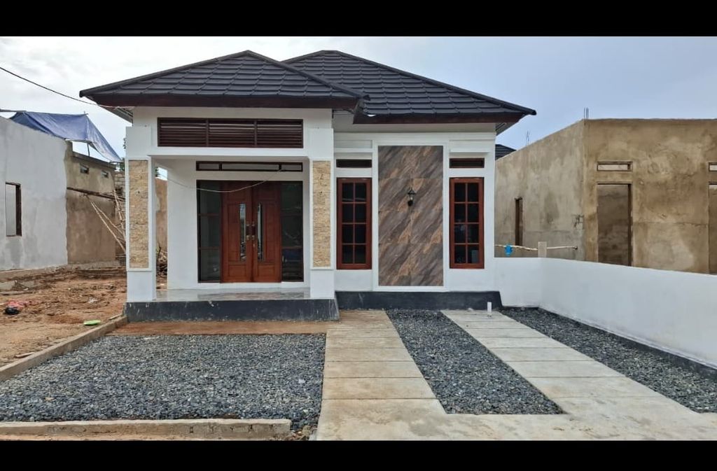 foto tampak rumah tipe 36 perumahan PERUMAHAN ZAHRAH 3