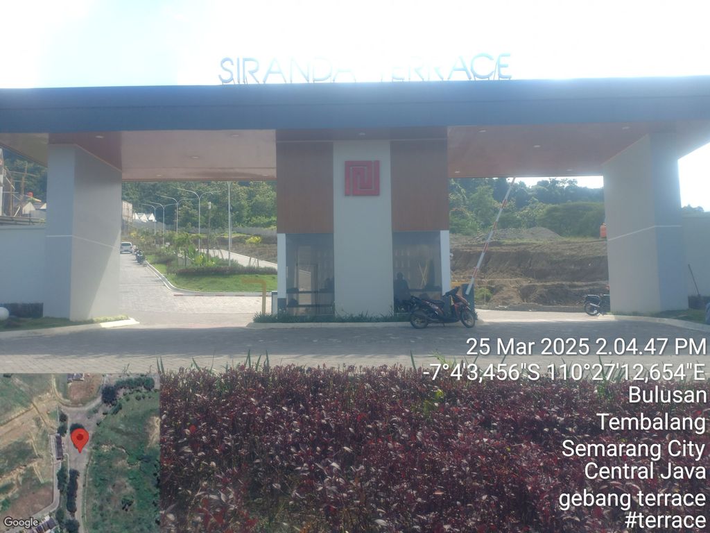 foto gerbang perumahan SIRANDA TERRACE