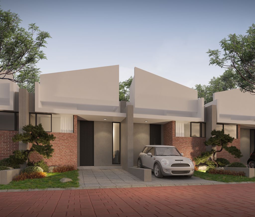 foto tampak rumah tipe NEW VELA perumahan SWP RESIDENCE 2
