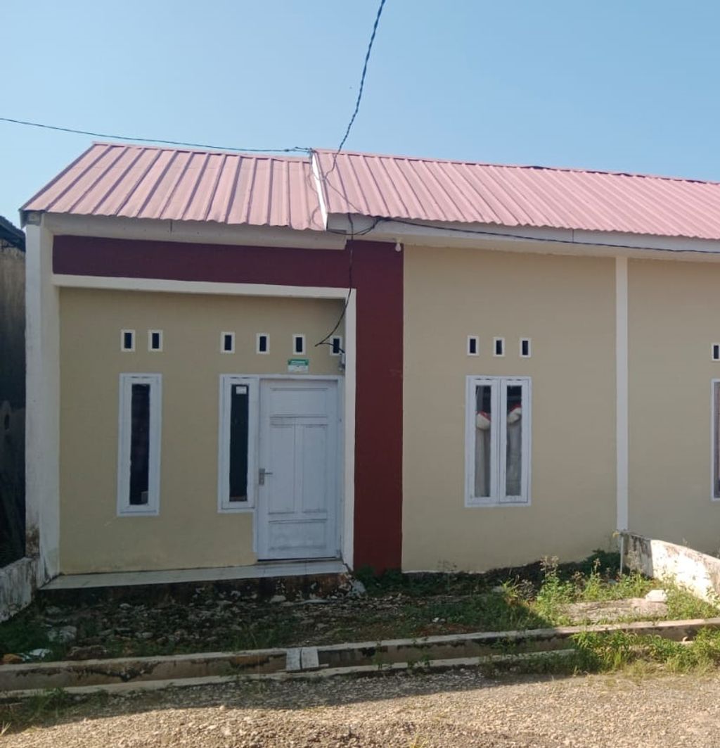 foto tampak rumah tipe 36/72 perumahan DIRZ RESIDENCE