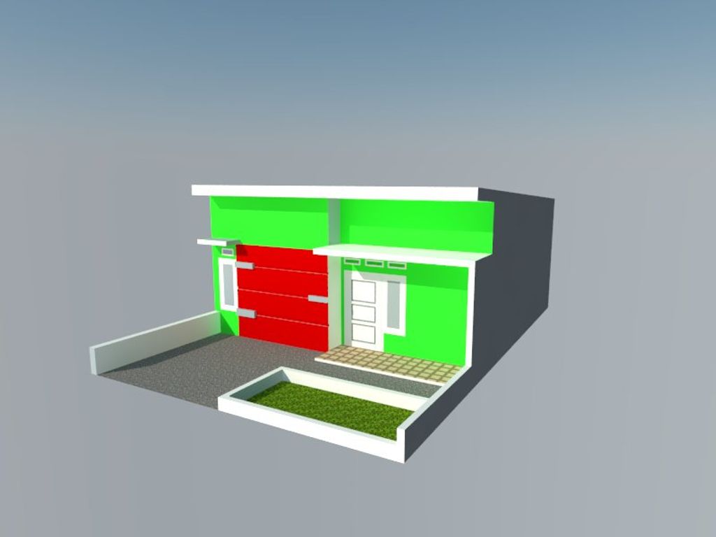 foto denah rumah tipe 36/72 perumahan DIRZ RESIDENCE