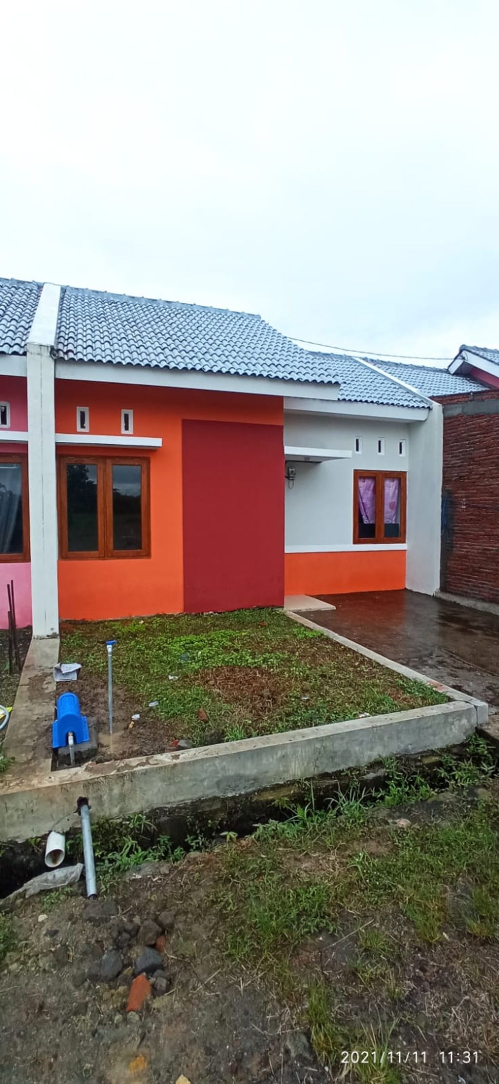 foto tampak rumah tipe 27/98 (166 jt) perumahan Graha Sejahtera Gabusan