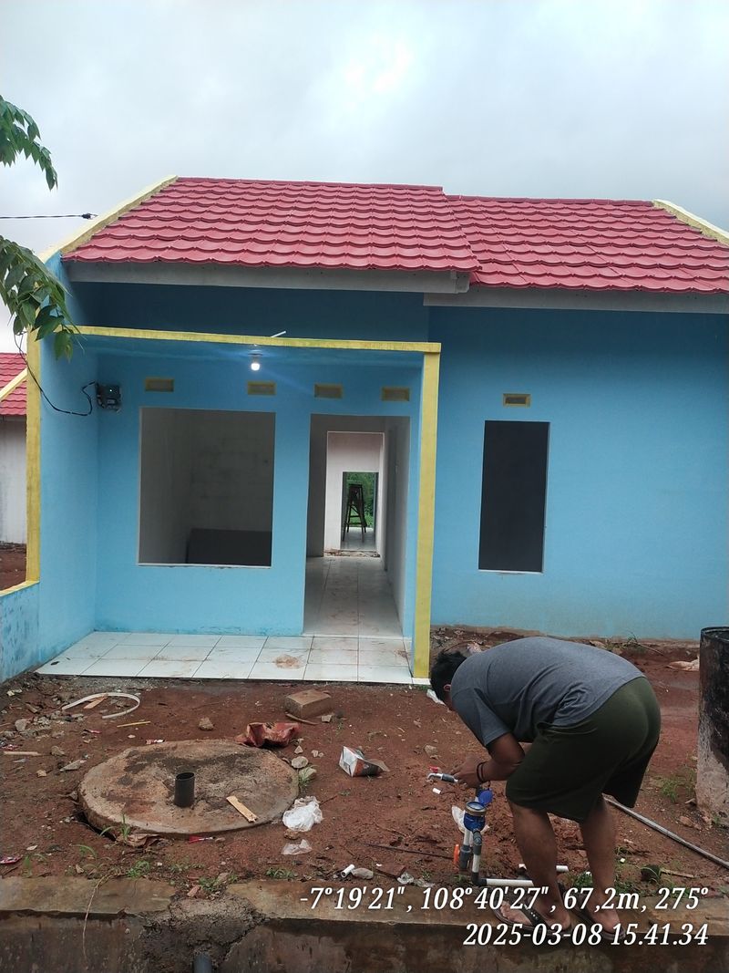 foto posisi tengah perumahan Permata Regency Wanareja