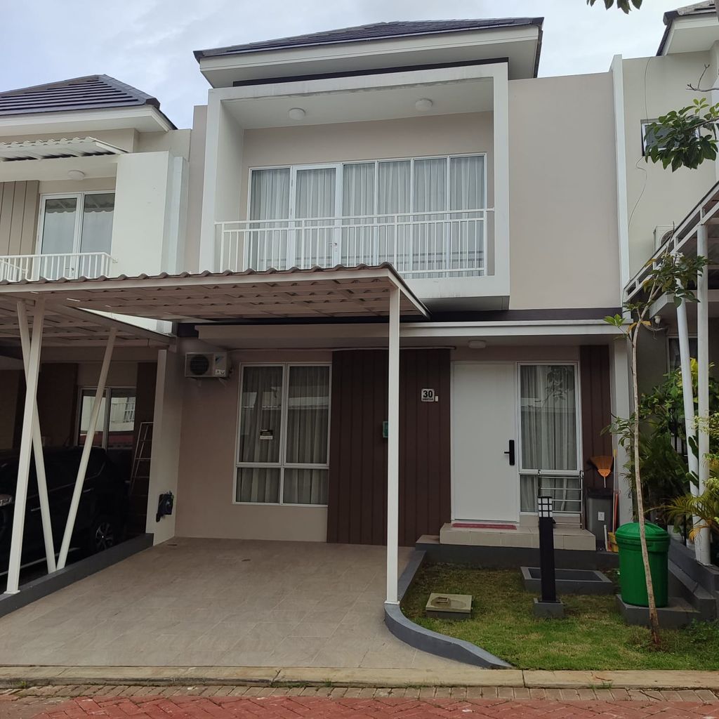 foto tampak rumah tipe PARAMOUNT VILLAGE PAPANDAYAN 30 perumahan PARAMOUNT VILLAGE SEMARANG