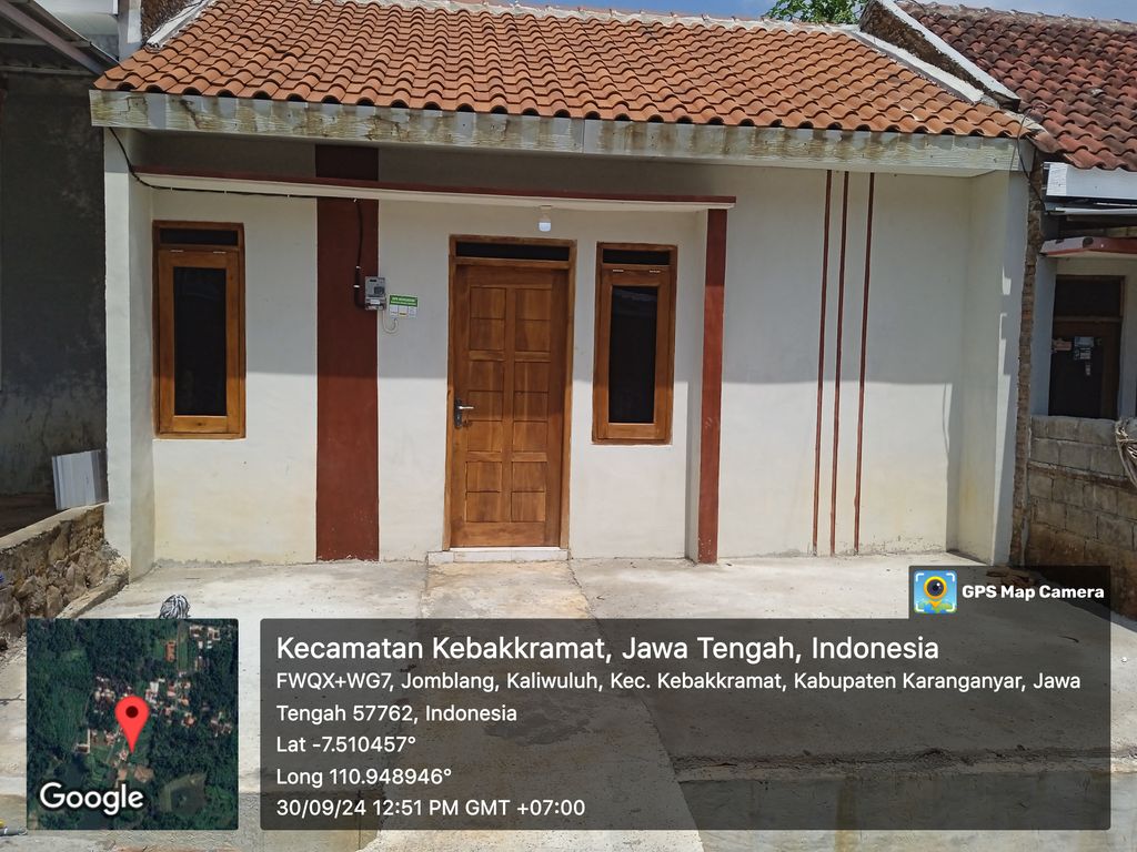 foto tampak rumah tipe 30 perumahan Muna Plalar Permai