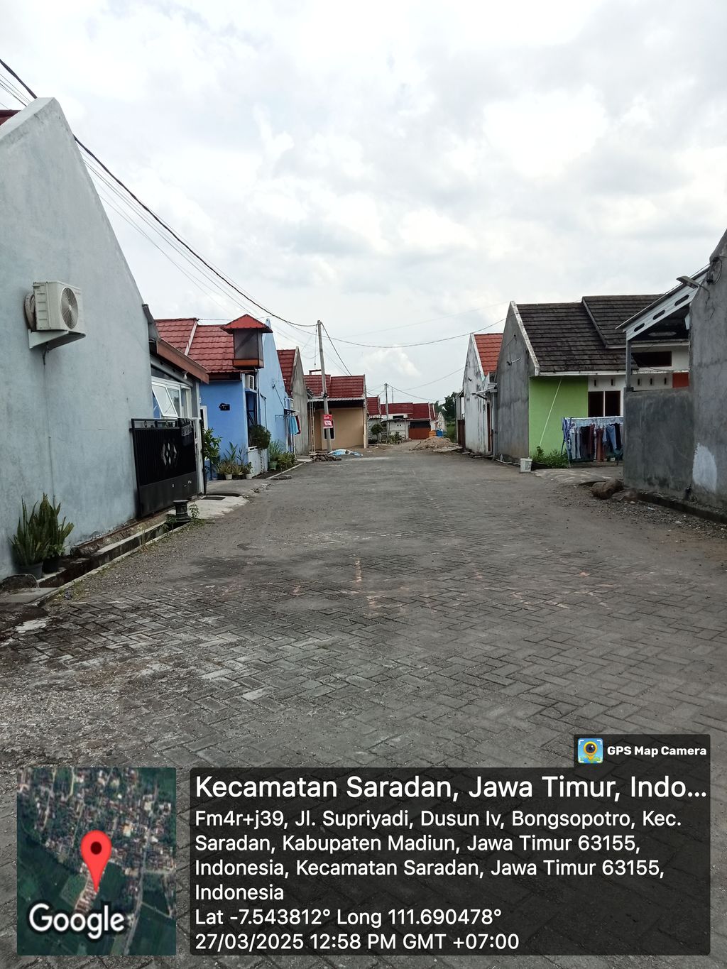 foto posisi tengah perumahan GRIYA CARUBAN ASRI TAHAP 2