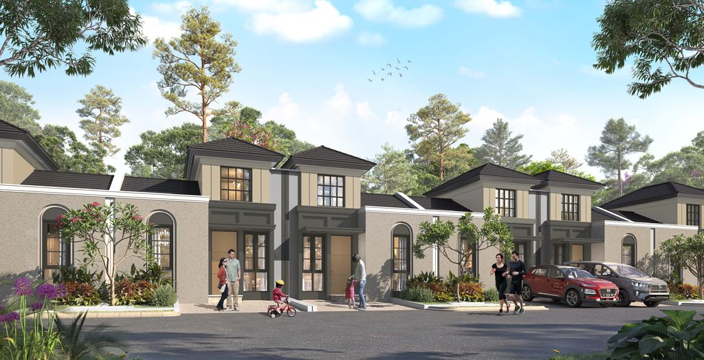 foto tampak rumah tipe GROSSO C SUDUT - SUDUT perumahan CITRA RAYA - RUKO THE AVENUE