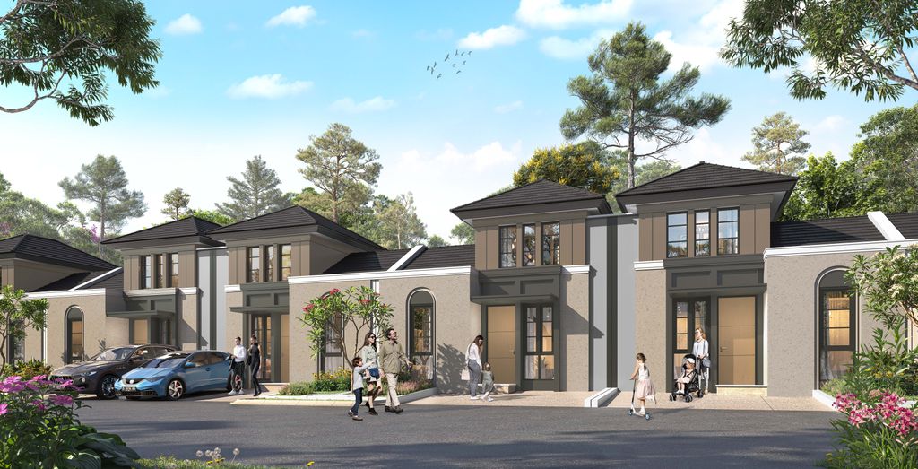 foto tampak rumah tipe LUSSO C perumahan CITRA RAYA - RUKO THE AVENUE