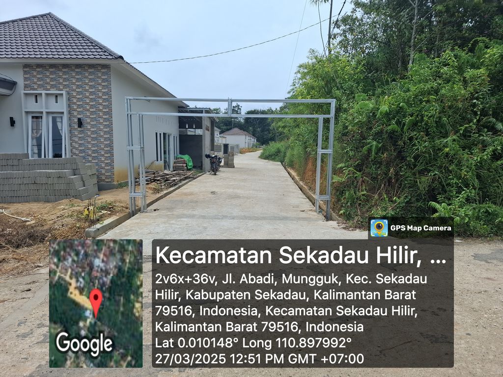 foto gerbang perumahan Abadi Residence New
