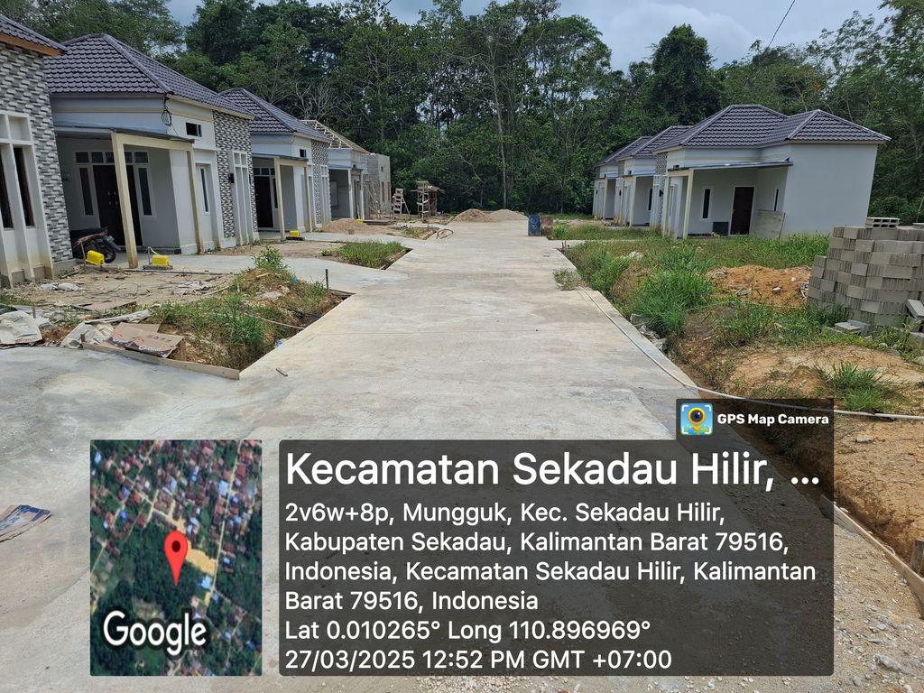 foto posisi tengah perumahan Abadi Residence New