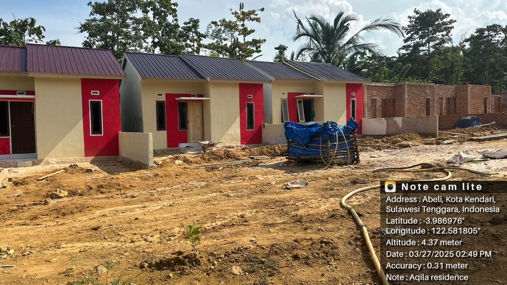 foto posisi tengah perumahan AQILA RESIDENCE