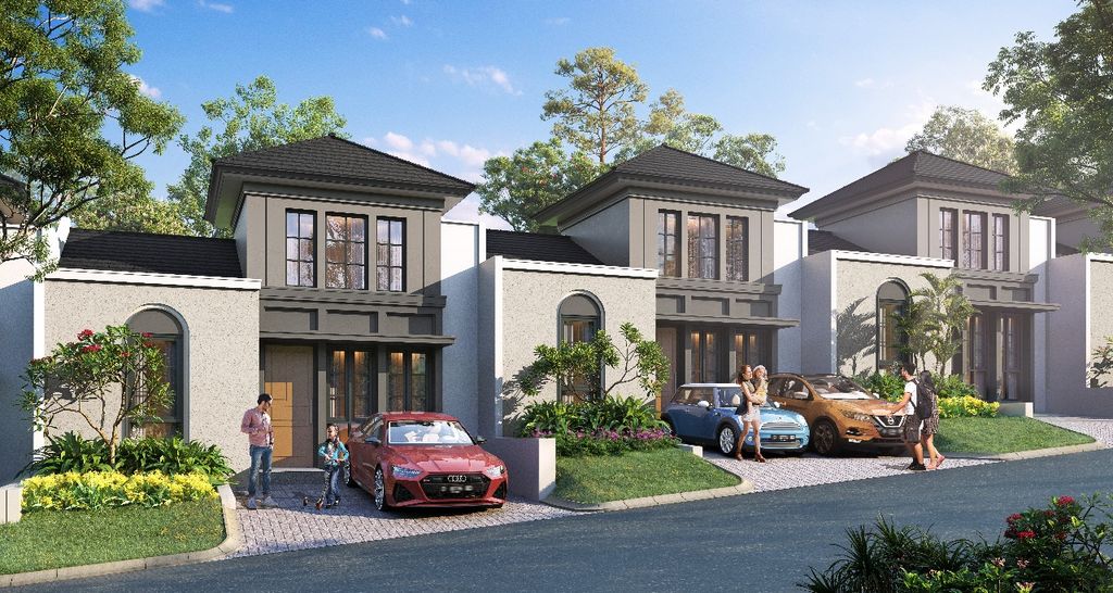 foto tampak rumah tipe BRAVA E.05/21 perumahan CITRA SENTUL RAYA