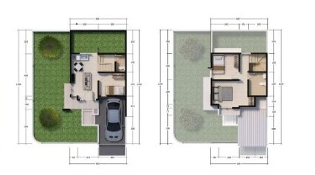 foto denah rumah tipe 63/129 perumahan BUMI ADIPURA CLUSTER TULIP TAHAP 6