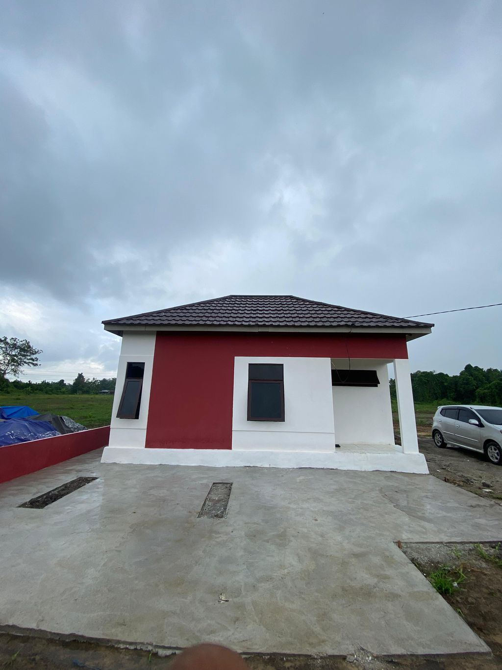 foto tampak rumah tipe 36 perumahan PESONA MANDIRI 2