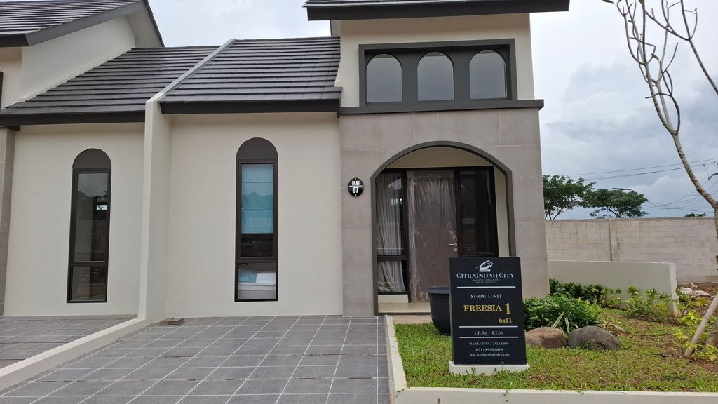 foto contoh rumah perumahan CITRAINDAH CITY BUKIT FREESIA