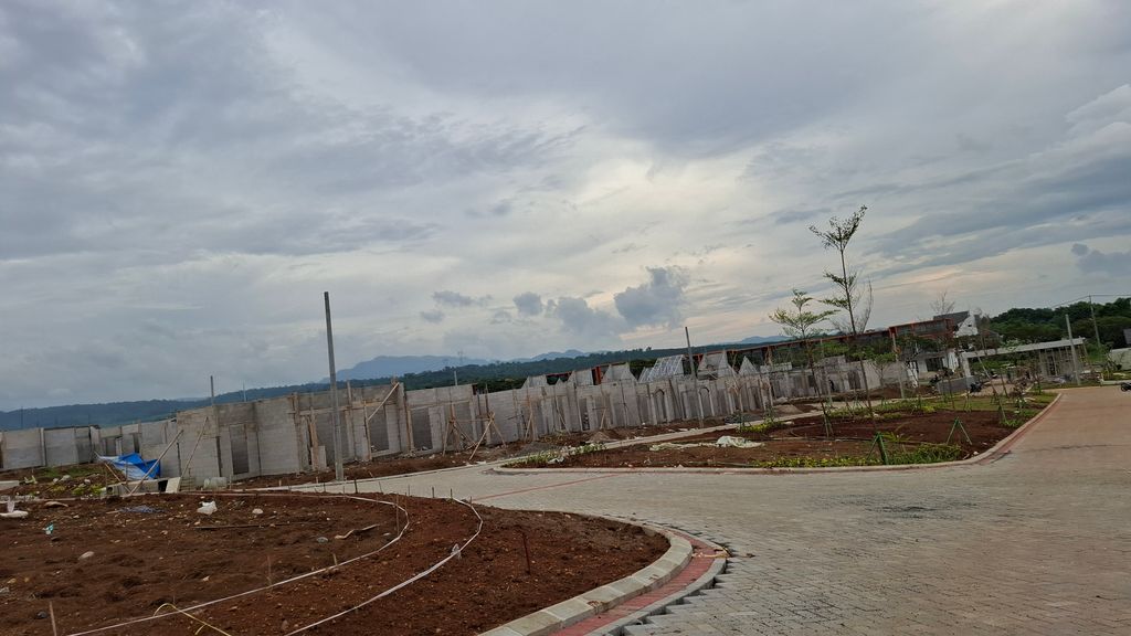 foto posisi tengah perumahan CITRAINDAH CITY BUKIT FREESIA