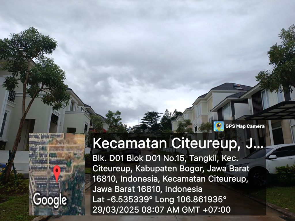 foto posisi tengah perumahan CITRA SENTUL RAYA CLUSTER TIBER HIGHLAND