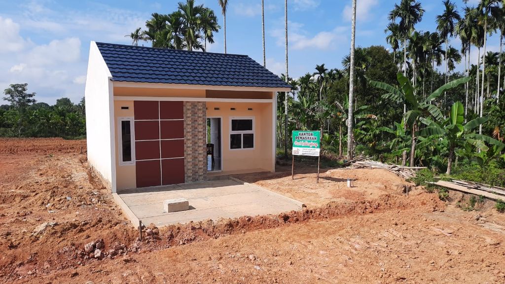 foto tampak rumah tipe 36 perumahan PURI LATIMOJONG