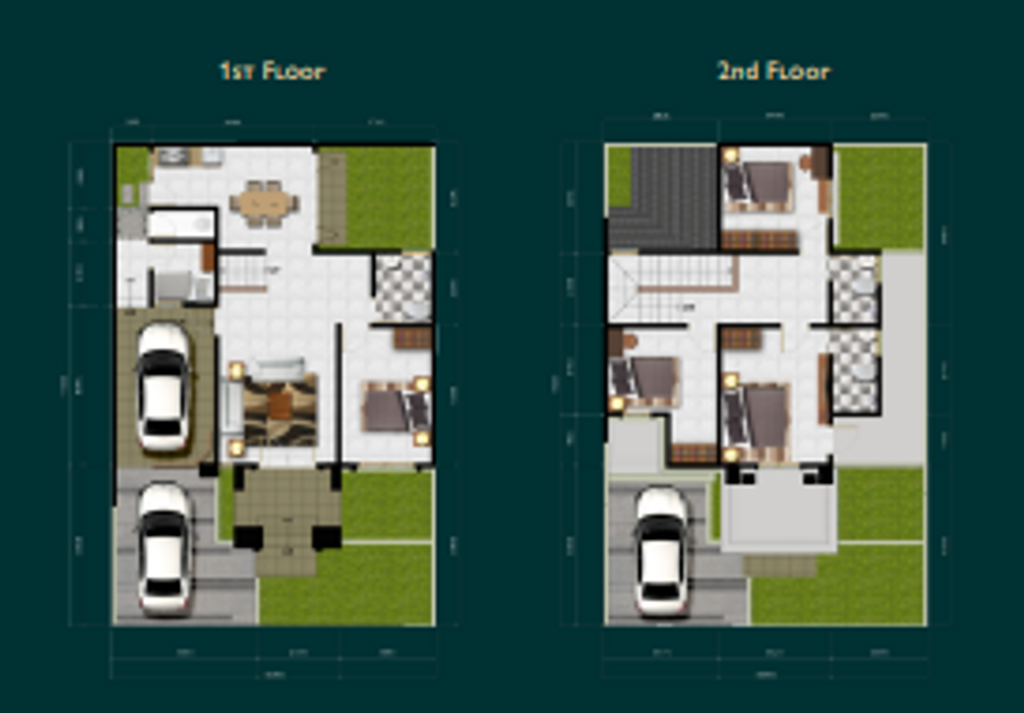 foto denah rumah tipe ELBRUS FLAT E.01/27 perumahan CITRA SENTUL RAYA