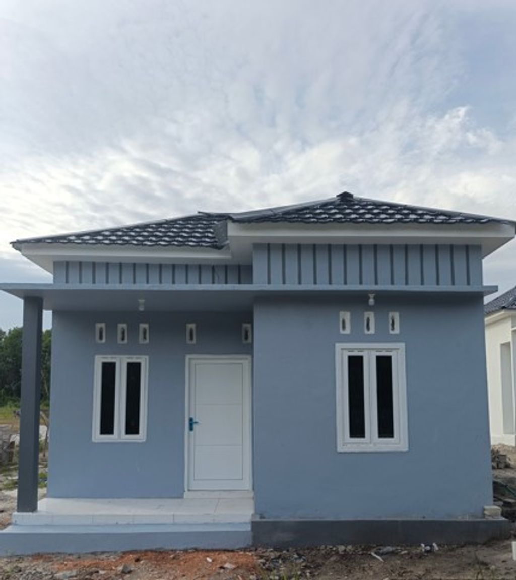 foto tampak rumah tipe 36 perumahan Tranlik