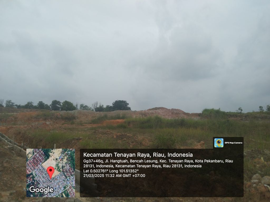 foto posisi tengah perumahan NUANSA KULIM PERMAI