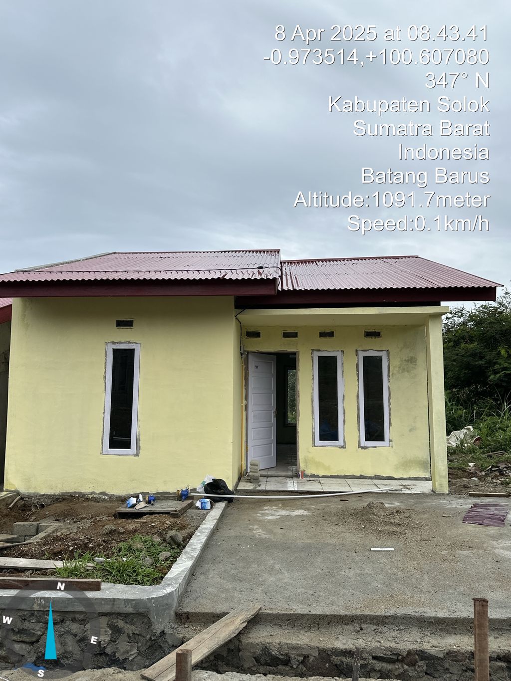 foto tampak rumah tipe 36 perumahan GENTA RESIDENCE
