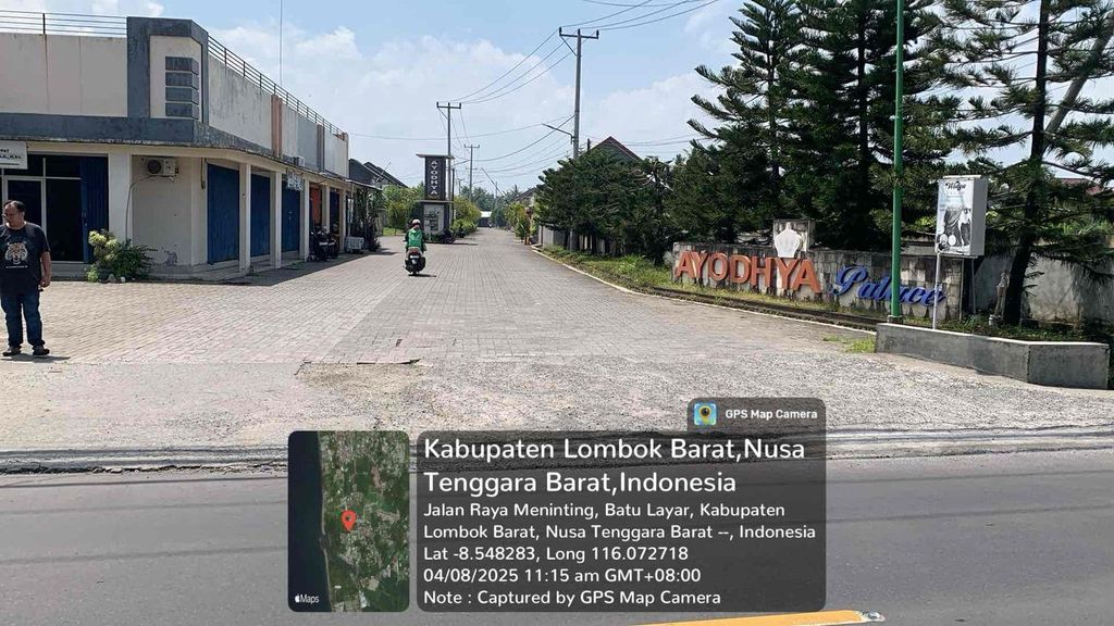 foto gerbang perumahan AYODHYA PALACE IV