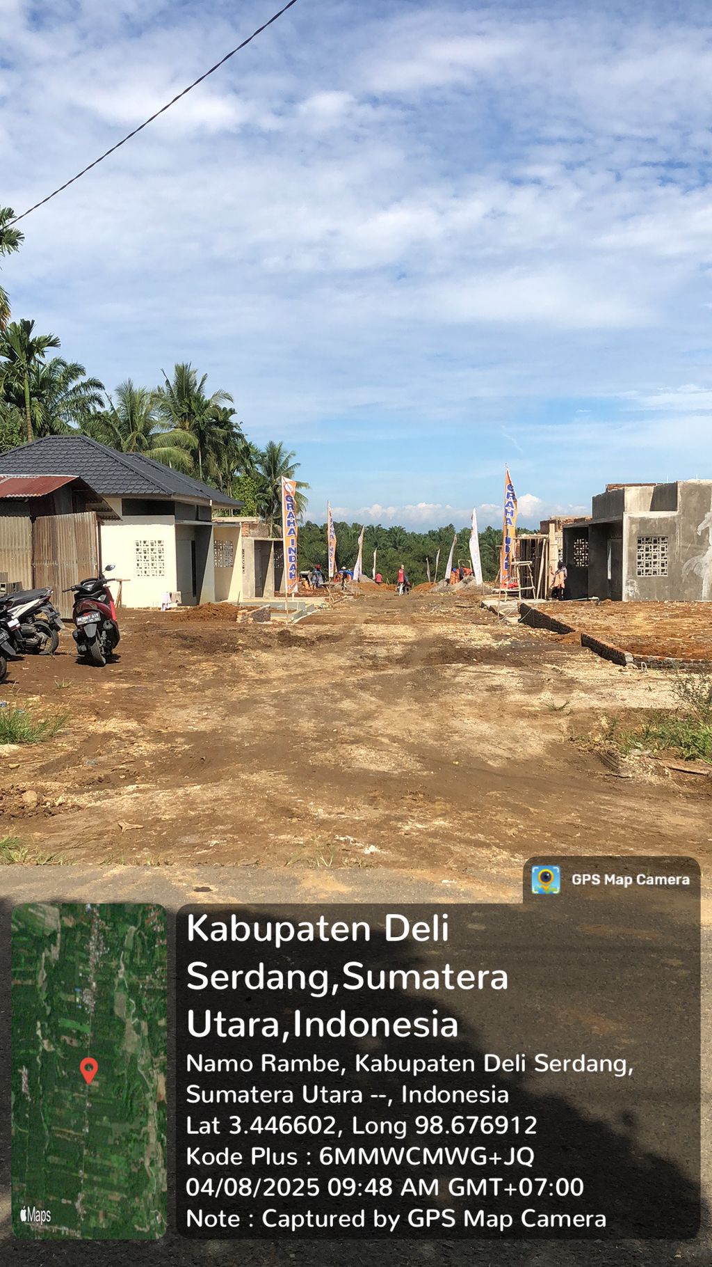 foto gerbang perumahan Graha Indah Delitua