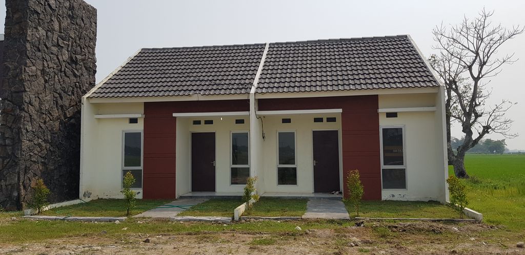 foto tampak rumah tipe Cemara perumahan Grand Koper Residence
