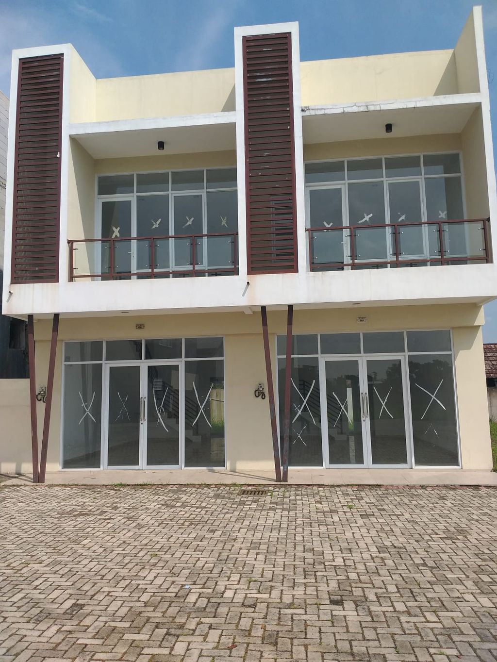 foto tampak rumah tipe RUKO perumahan Mentari Permai Residence