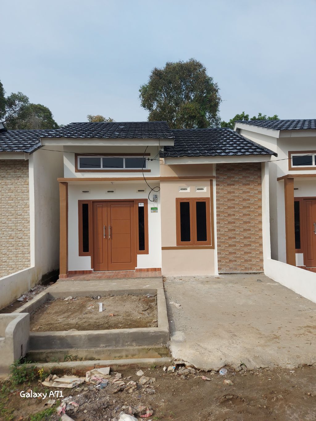 foto tampak rumah tipe Queen Athalla Residence perumahan Queen Athalla Residence 1D