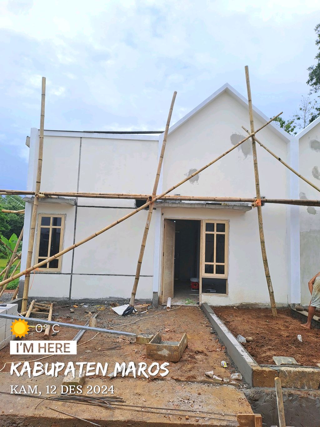 foto tampak rumah tipe 36 perumahan GRIYA WAKADE