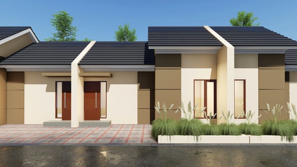 foto tampak rumah tipe 30 perumahan DEWANDARU REGENCY
